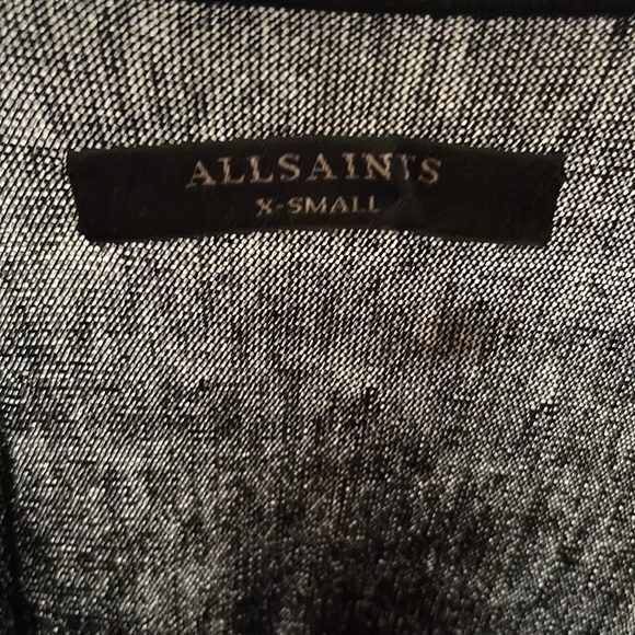 NWT All Saints criss cross long sleeve shirt - Picture 3 of 7